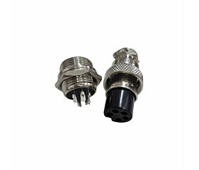 Conector Mike LS-3004 - 3011 5 Vias Macho / Fêmea