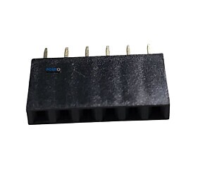 Conector Mini Header 6 Vias 180º Simples MCS-06 