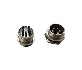 Conector Mike 5 Vias Macho Para Painel