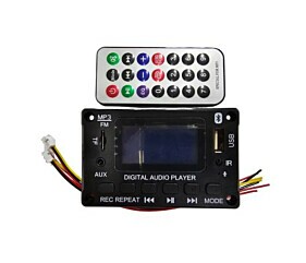 Placa Mp3 Decodificador De Audio Usb Bluetooth Lcd Equalizer
