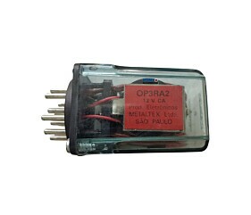 Relé OP3RA2 12Vca Metaltex 