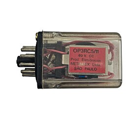 Relé OP3RC5/11 60Vcc Metaltex