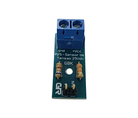 Módulo Sensor de Tensão DC P25 Gbk