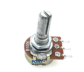 Potenciômetro 100K B WH148-1-L20 3 Terminais