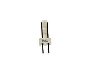 Conector KK 2,54MM Macho 2 Vias 180º PCMC2-02 = KF25405-2A