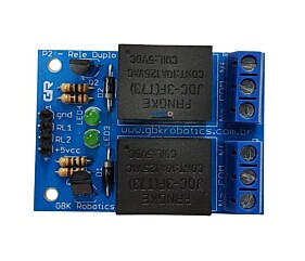Módulo Relé 5V 2 Canais 10A P2