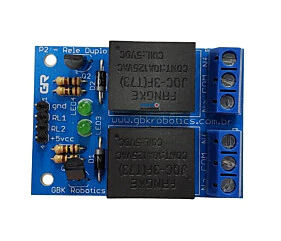 Módulo Relé 5V 2 Canais 10A P2