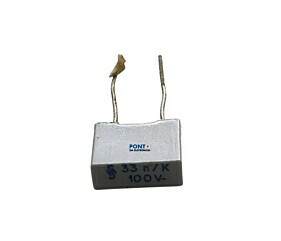 Capacitor Poliéster 33K x 100V = 33n/K 100V
