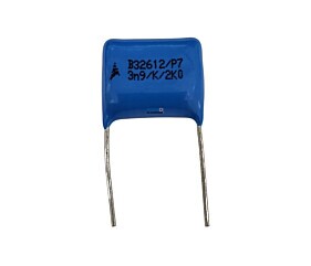 Capacitor Poliéster 3K9 x 2KV = B32612/P7 3N9/K/2K0 Epcos