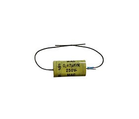 Capacitor Poliéster 470K x 250V Axial = Mac 0,47uF/K 250V