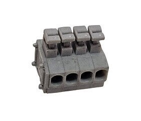 Borne DG235 10A 250V Awg 20-14 8 Pinos Cinza Degson