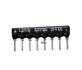 Rede Resistiva 33R 8 Pinos LC82 33R0G9416