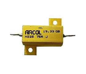 Resistor 75R 25W 5% HS25 75R J