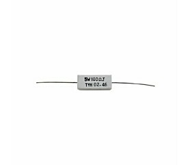 Resistor 100R 5W 5% Porcelana 5W 100R J