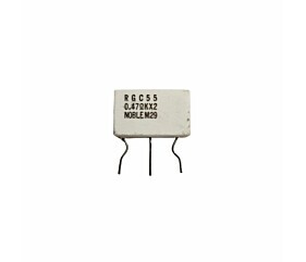 Resistor 0R47 5W 10% = Resistor de Potencia RGC55 0.47RKX2