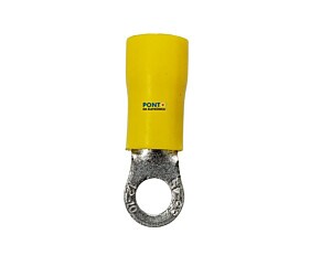 Terminal Olhal Isolado Amarelo RV5.5-4S 12-10