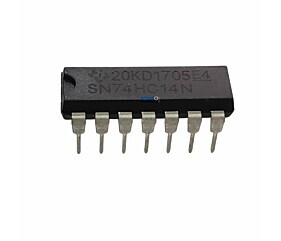 SN74HC14N Hex Schmitt Trigger Inverter 6 Inversores Independentes DIP-14 • 2V a 6V Ideal para Arduino e Automação