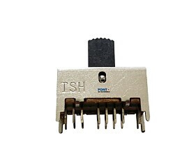 Chave HH SS43D01 G10 Deslizante 3 Posições 16 Terminais 180º