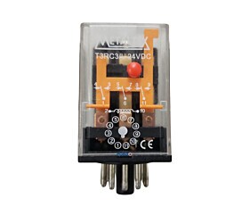 Relé MT323024 24V Schrack = T3RC3/L-24VDC Metaltex