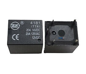 Rele T74 DC-12V 5Terminais 20A 125V