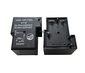 Relé JQX-15F (T90) DC24V 30A 6 Terminais = HP2150-24