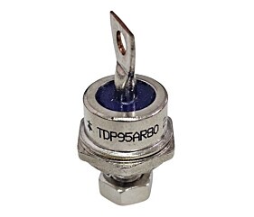 Diodo TDP95AR80 = 95PFR80 Anodo Rosca 1/4 Unf