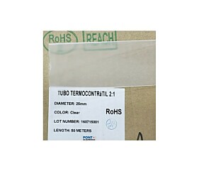 Termo Retrátil 25MM Transparente 