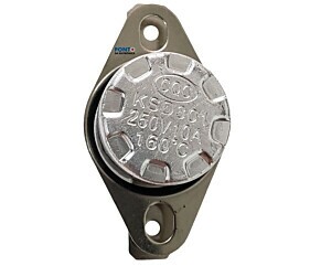 Termostato KSD301 250V 10A 160º Cerâmico 