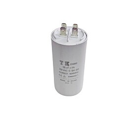 Capacitor de Partida 100uF x 250Vac 50/60Hz Plástico Faston CBB60 Tk
