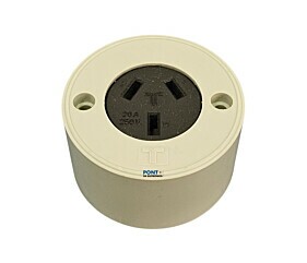 Tomada 3 Pinos Chato 20A 250V Transmobil