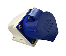 Tomada Indústrial 2 Pinos + Terra 32A 220-250V Sobrepor CR-123