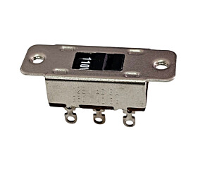 Chave Deslizante 110V / 220V 6 Terminais 3A 250V 6A 125V