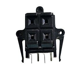 Borne 4 Vias WP4-15 Jalco Preto