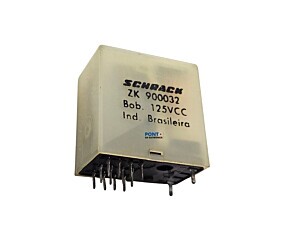 Relé ZK900032 125Vcc Schrack 14 Terminais