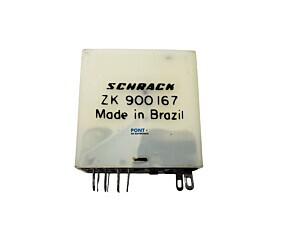 Relé ZK900167 Schrack 10 Terminais