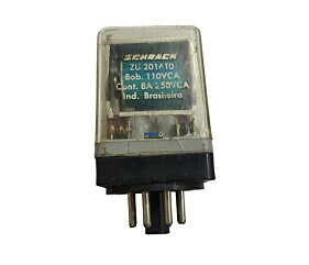Relé ZU201610 110Vca 8A 250V Schrack