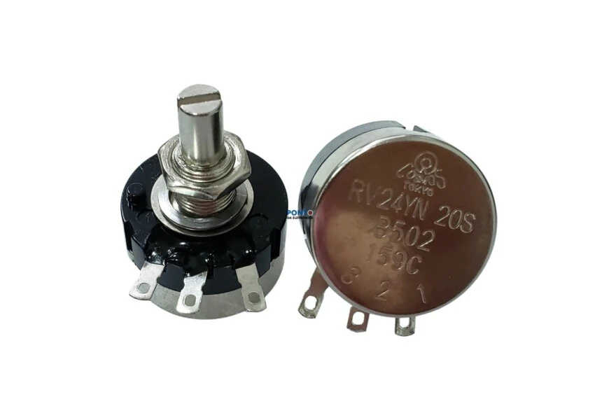 Potenziometro Rotativo DAOKAI RV24YN20S B502 5K - Con Manopole Per Regolazione Velocità - Foto 1