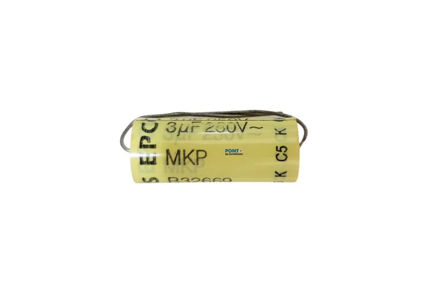 ペー Capacitor Poliéster 3uF x 250V Axial B32669 Epcos