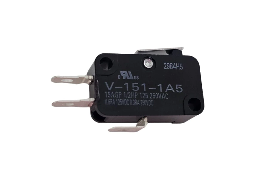 Chave Micro Switch V-151-1A5 Omron 15A 1/2HP 125/250Vac