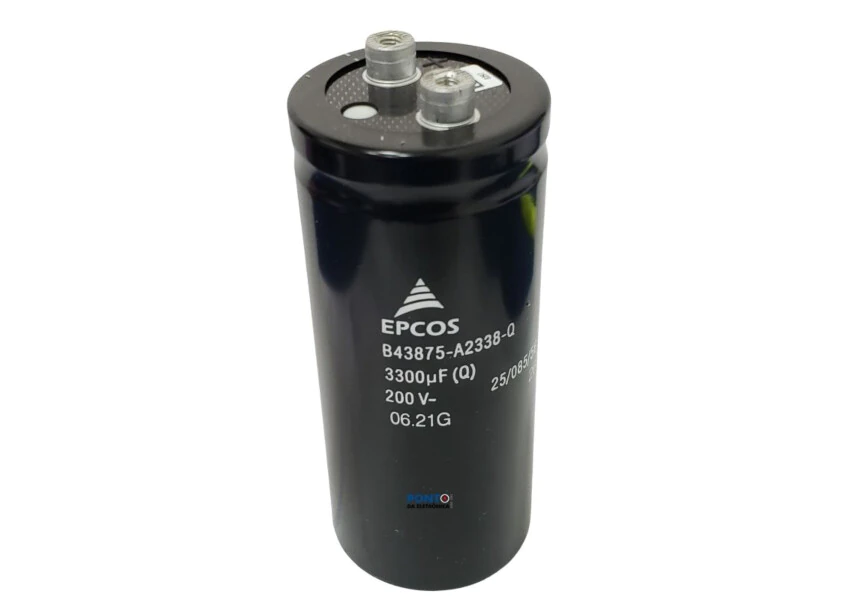 Capacitor Eletrolítico 3300uF x 200V RD 85º Giga Epcos