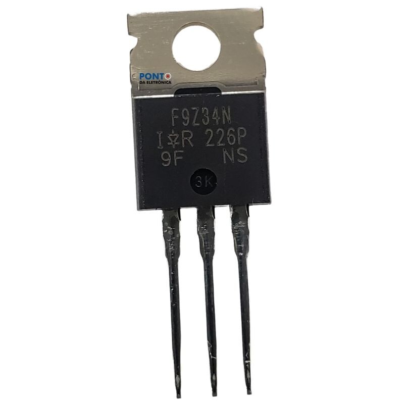 Transistor MOSFET IRF9Z34 Canal P 55V 19A TO-220